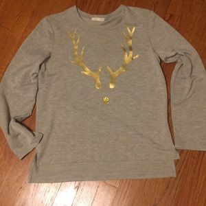 Copper Key  Grey with Gold graphic XL